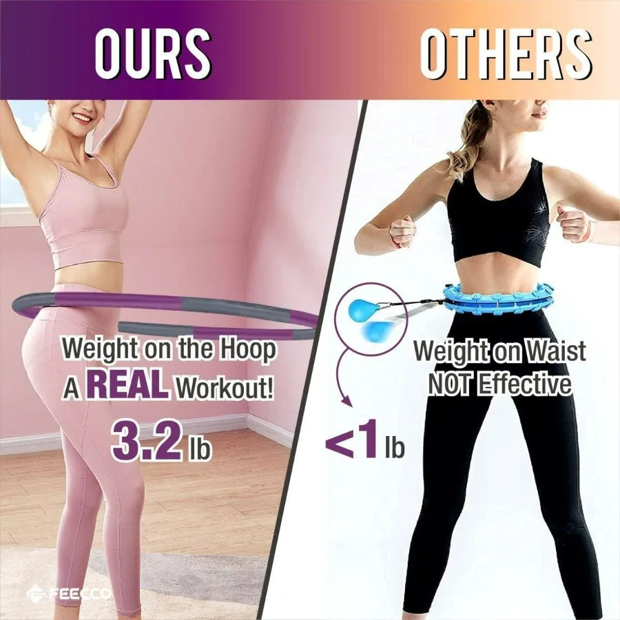 Detachable Weighted Exercise Hoop