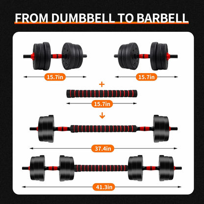 Adjustable Weight Dumbbell & Barbell Plates