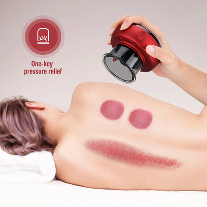 Smart Vacuum Cupper Body Cupping Scraping Massager