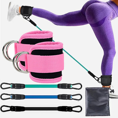 TPE Resistance Bands with Ankle Straps
