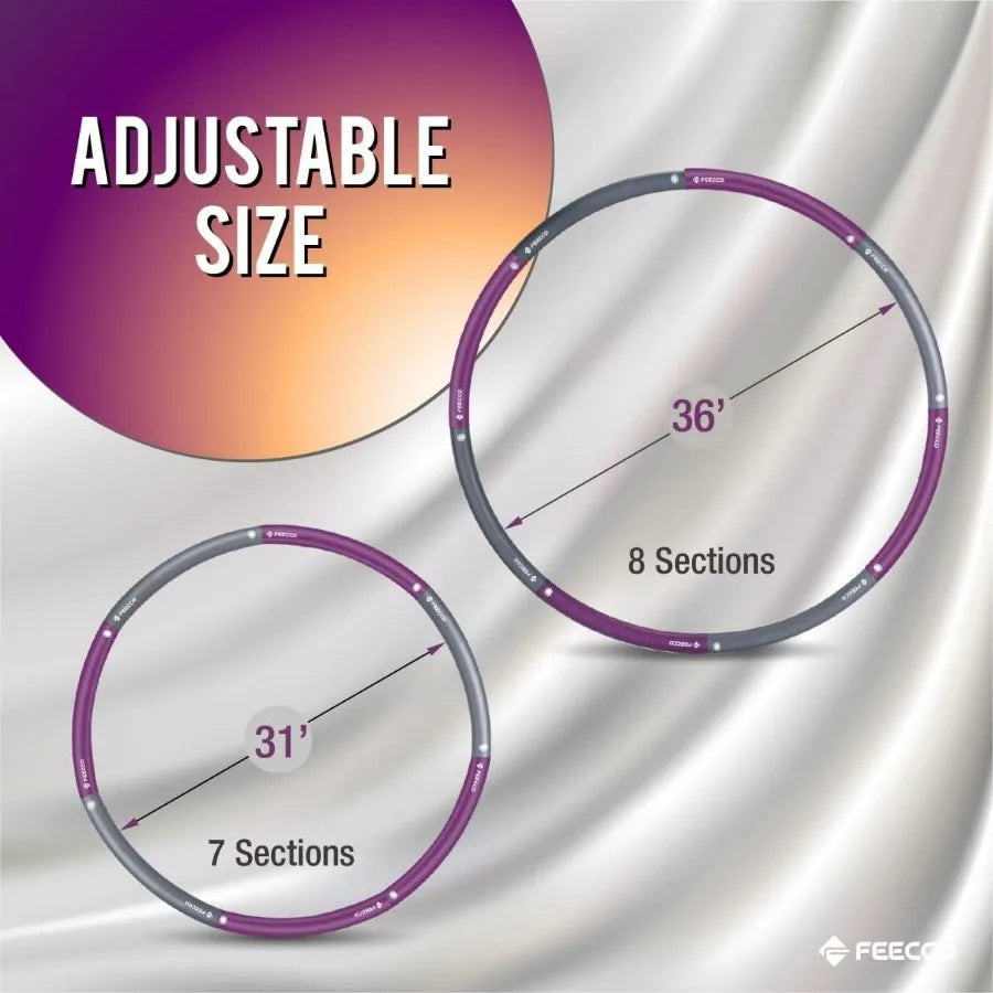 Detachable Weighted Exercise Hoop