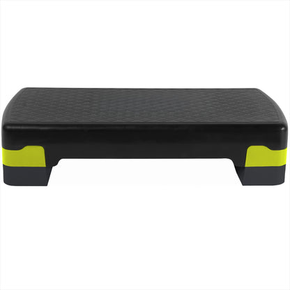 Aerobic Stepper, Fitness Stepping Platform, Black and White