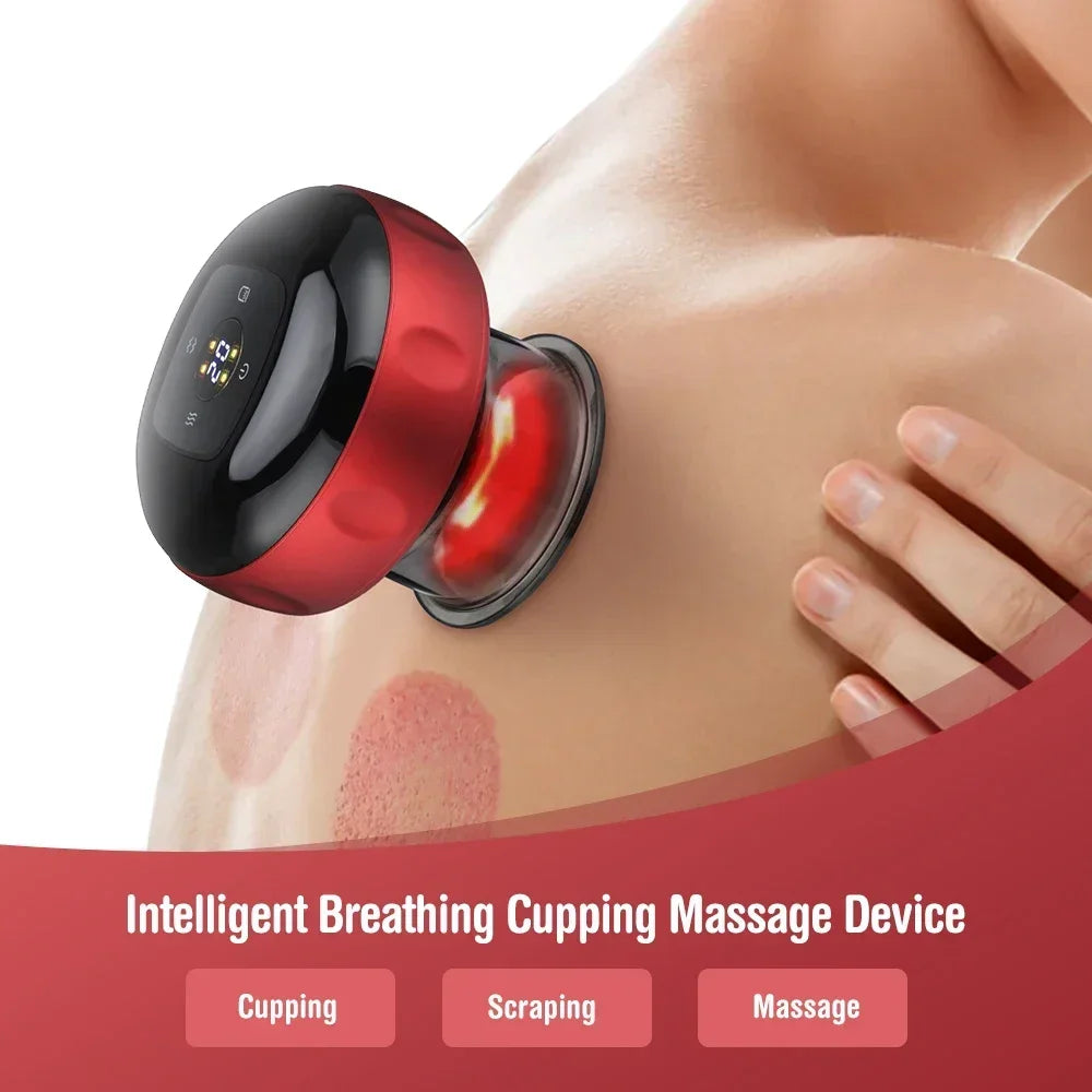 Smart Vacuum Cupper Body Cupping Scraping Massager