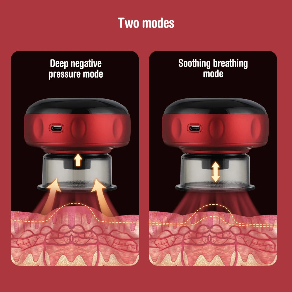 Smart Vacuum Cupper Body Cupping Scraping Massager