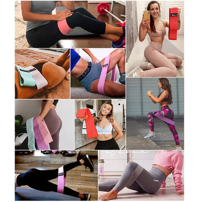 Elastic Booty & Thigh Workout Bands