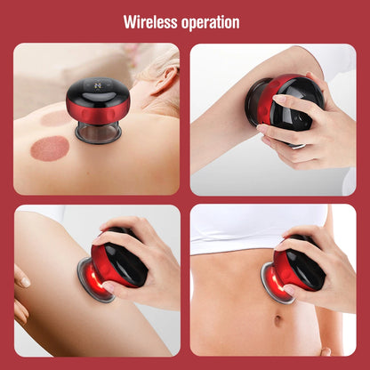 Smart Vacuum Cupper Body Cupping Scraping Massager