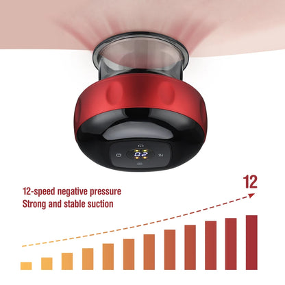 Smart Vacuum Cupper Body Cupping Scraping Massager