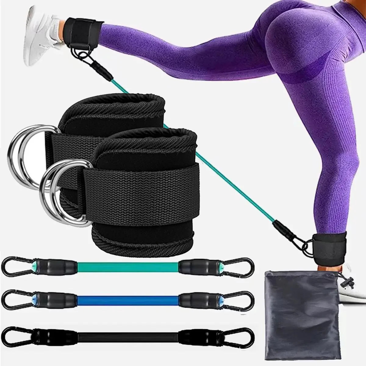 TPE Resistance Bands with Ankle Straps