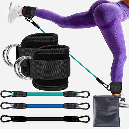 TPE Resistance Bands with Ankle Straps