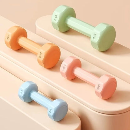 1KG PVC Non-Slip Fitness Dumbbell
