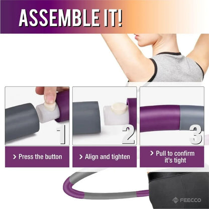 Detachable Weighted Exercise Hoop