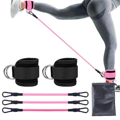 TPE Resistance Bands with Ankle Straps