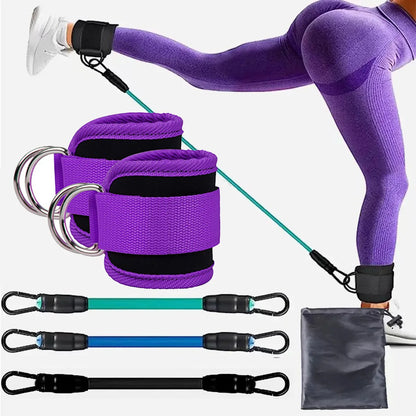 TPE Resistance Bands with Ankle Straps