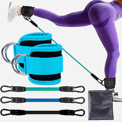 TPE Resistance Bands with Ankle Straps