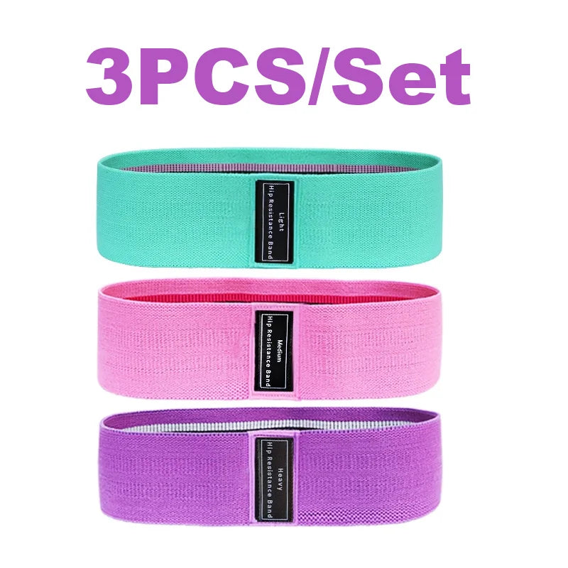 Elastic Booty & Thigh Workout Bands