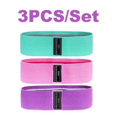 Elastic Booty & Thigh Workout Bands