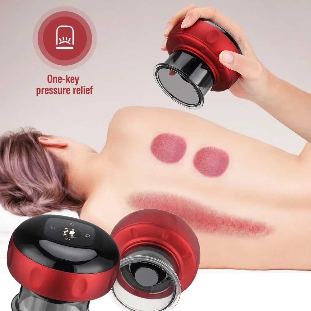 Smart Vacuum Cupper Body Cupping Scraping Massager