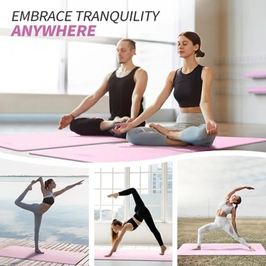 AMBIVO Extra Thick TPE Non-Slip Yoga Mat
