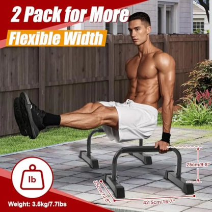 ush Up Bars Parallettes for Home Workout