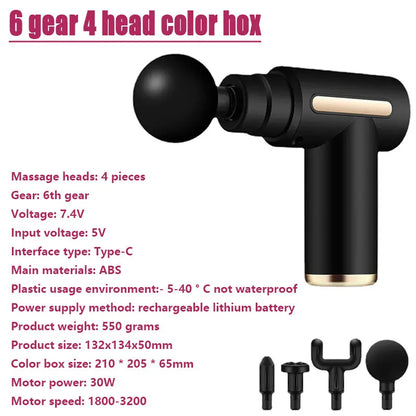Electric Deep Tissue Fascial Massage Gun