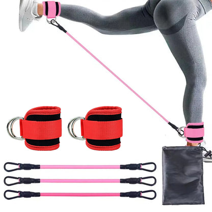TPE Resistance Bands with Ankle Straps