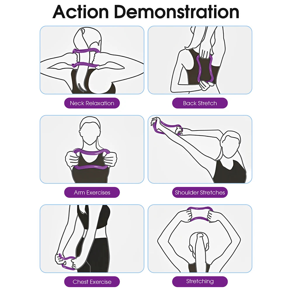 Yoga & Fitness Rubber Pull Rope Bands