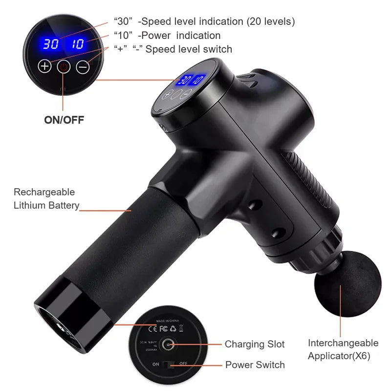 Electric Deep Tissue Fascial Massage Gun
