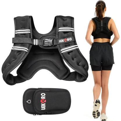 Adjustable 8lb Strength Training Vest
