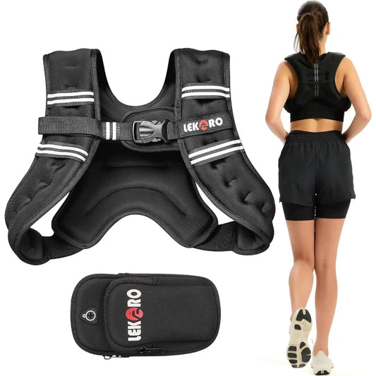 Adjustable 8lb Strength Training Vest