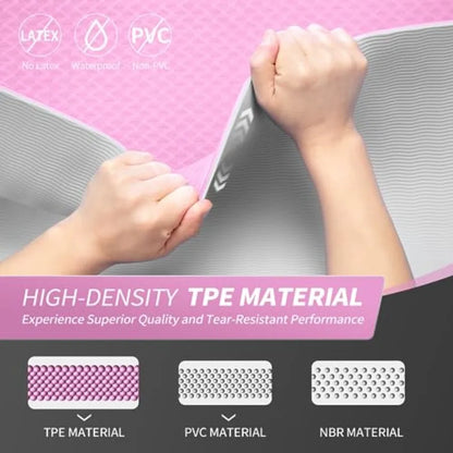 AMBIVO Extra Thick TPE Non-Slip Yoga Mat