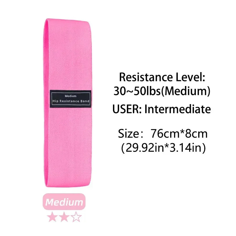 Elastic Booty & Thigh Workout Bands