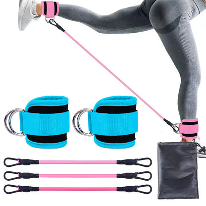 TPE Resistance Bands with Ankle Straps