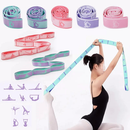 Multifunctional Elastic Yoga Stretch Band